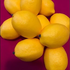10pcs Artificial Yellow Lemon(new)